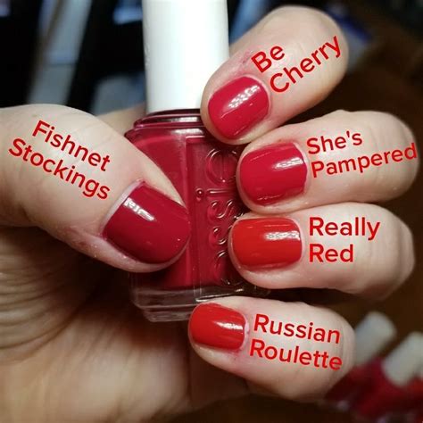 essie really red vs russian roulette